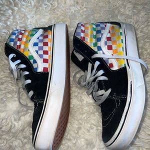 Vans high top shoes